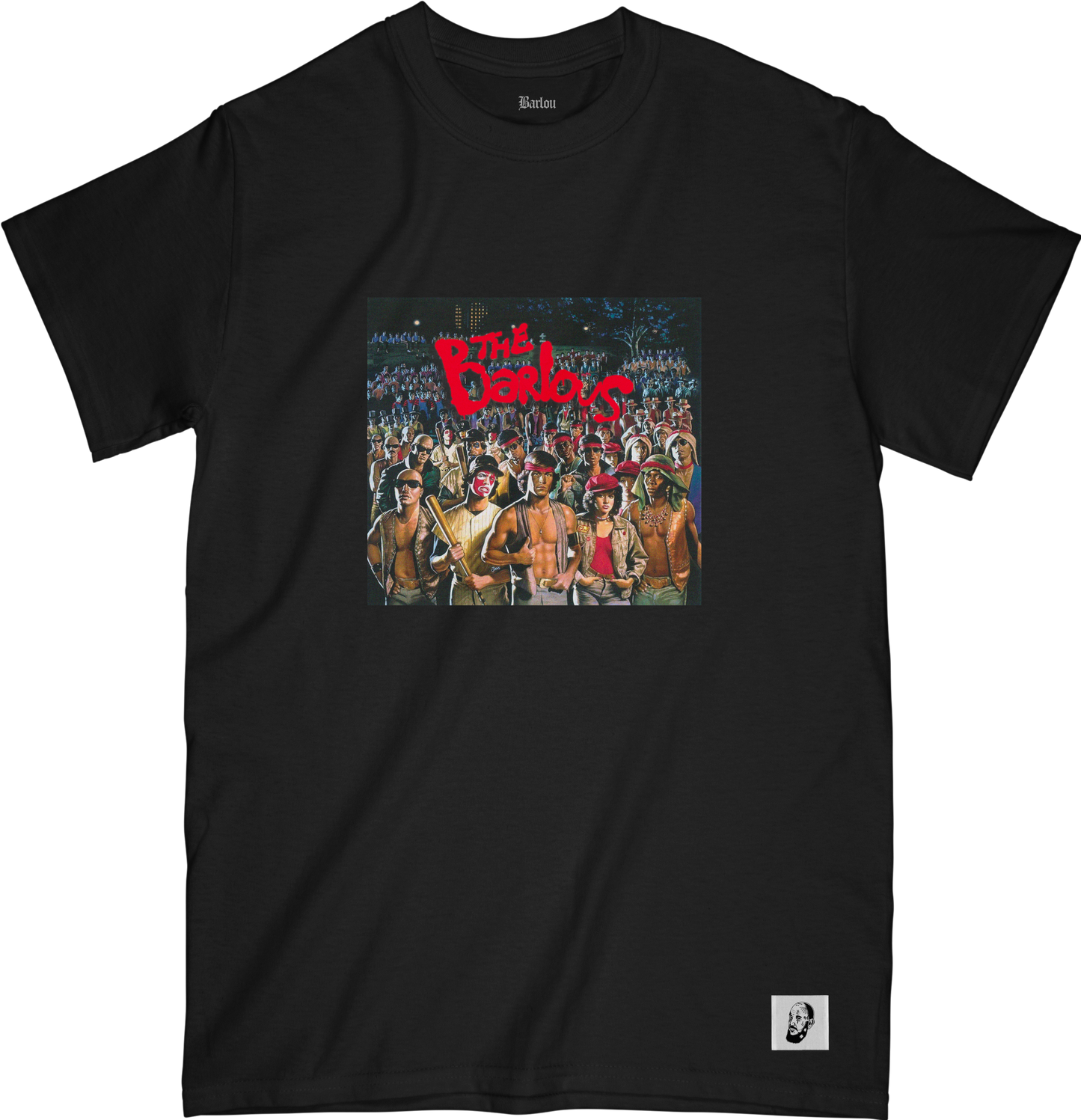 T-SHIRT MANCHES COURTES "WARRIORS" - Noir