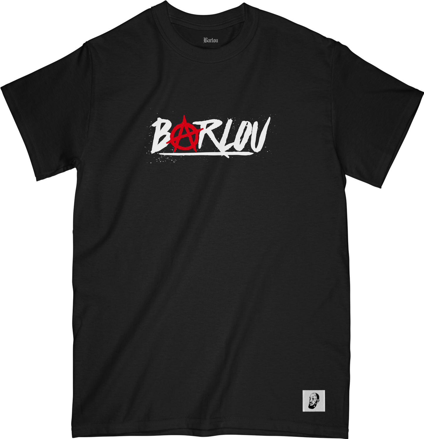 T-SHIRT MANCHES COURTES | "BARLOU" - Noir