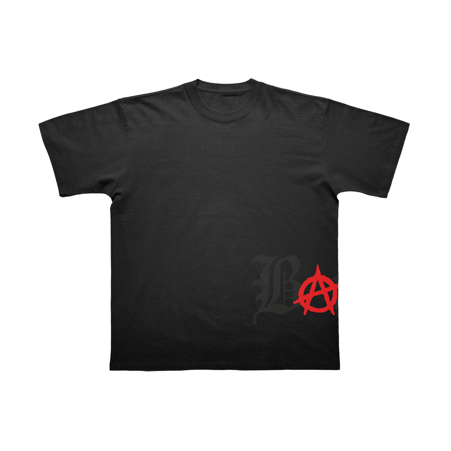 T-SHIRT MANCHES COURTES | "GOTHANARCH SIZE" - Noir