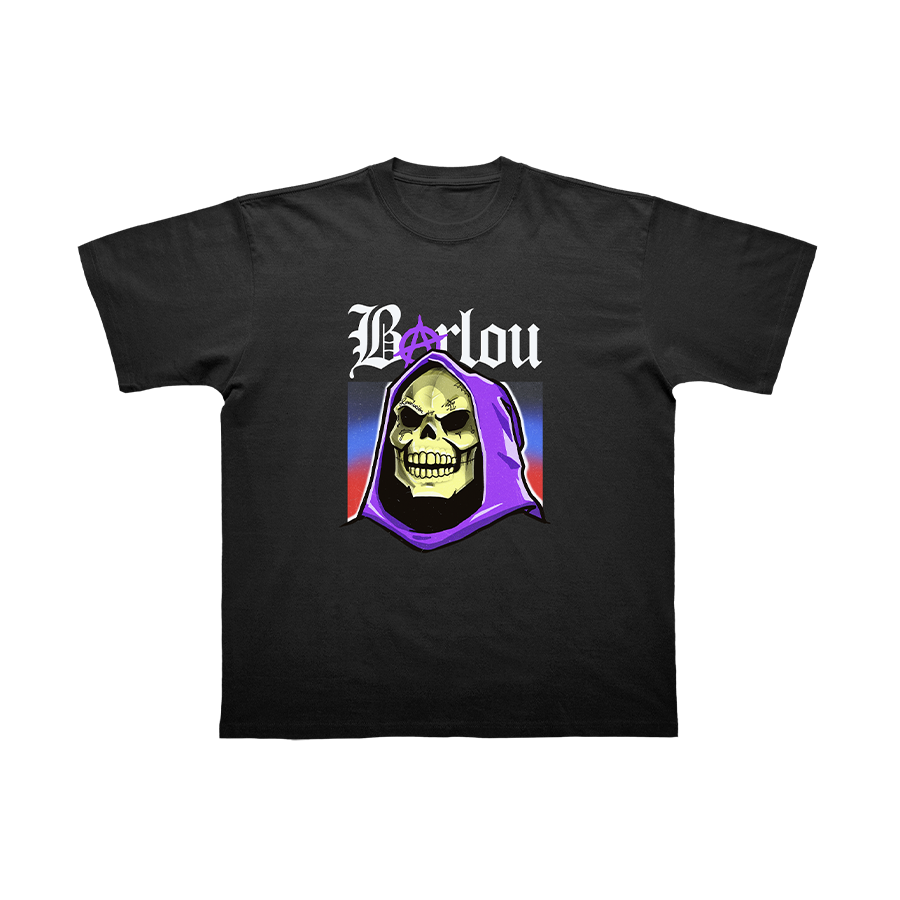 T-SHIRT MANCHES COURTES | "SKELETOR" - Noir