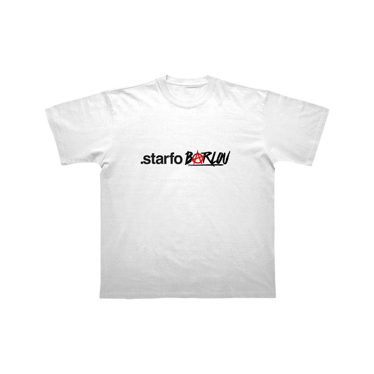 T-SHIRT MANCHES COURTES | "STARFO" - BLANC