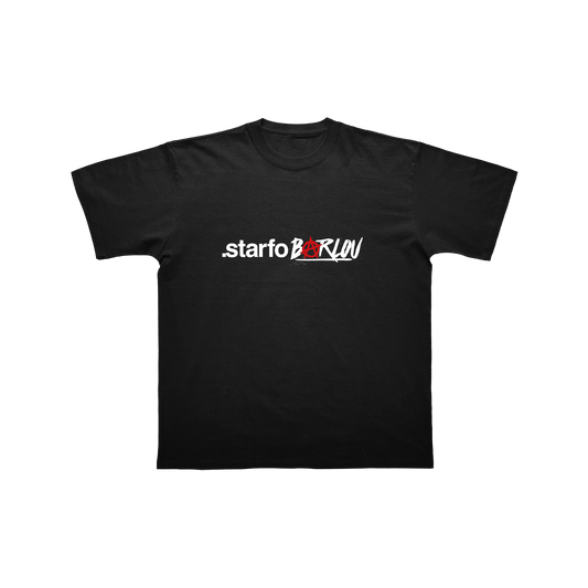 T-SHIRT MANCHES COURTES | "STARFO" - NOIR