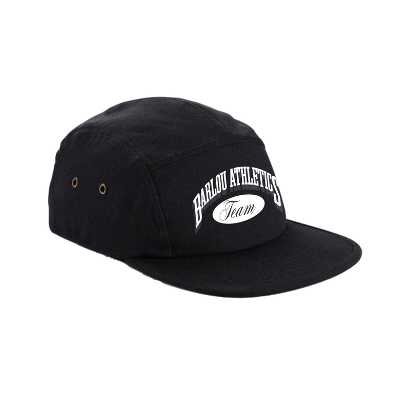 CASQUETTE 5PANEL | "Barlou Athletics" - Noir