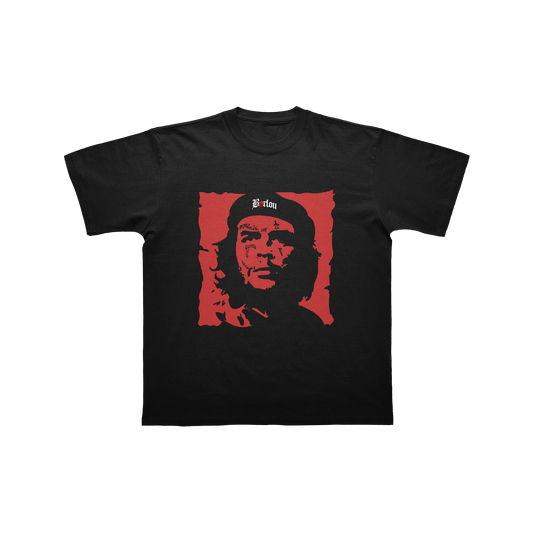 T-SHIRT MANCHES COURTES "CHE GUEBARLOU" - NOIR