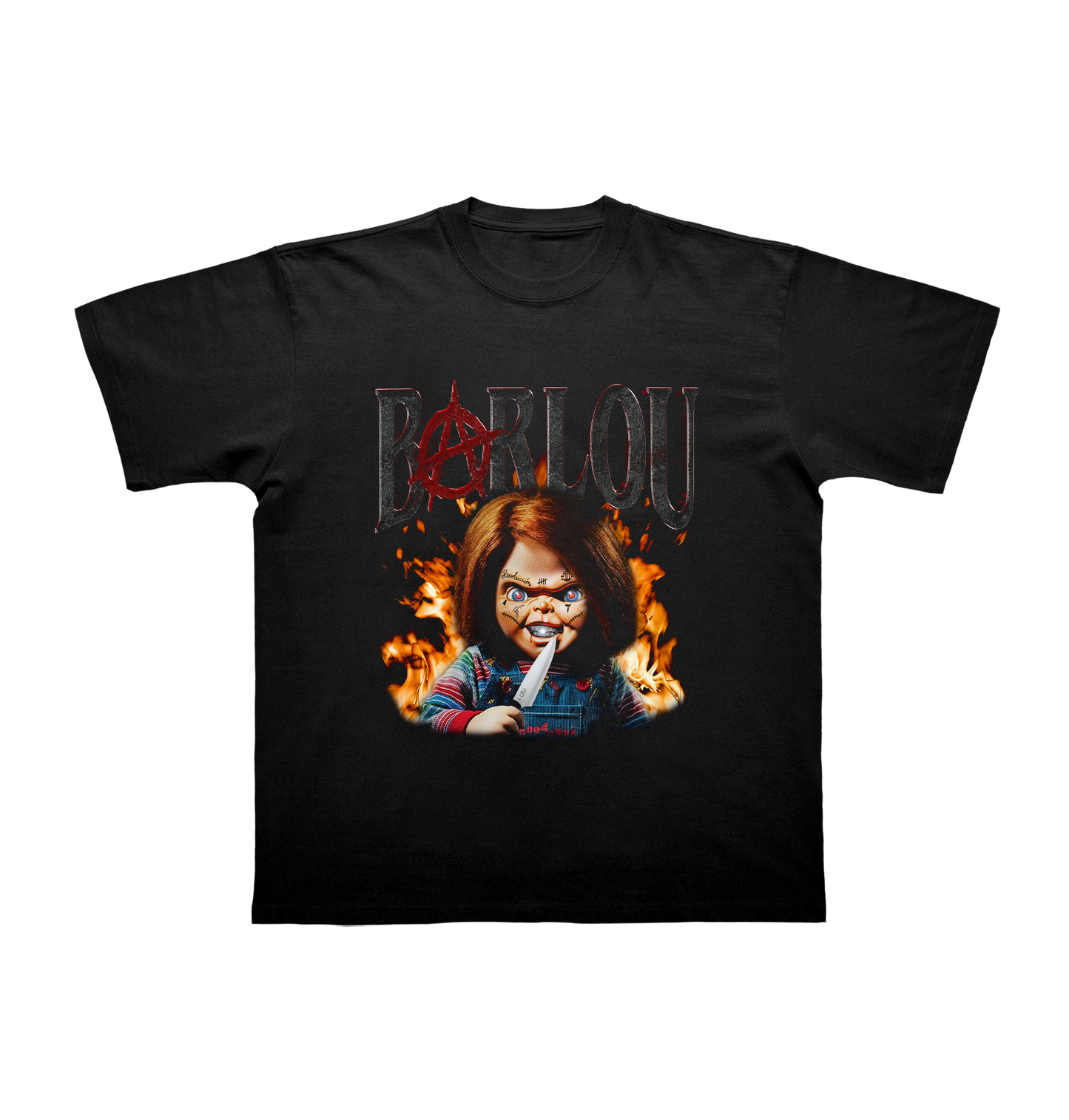 T-SHIRT MANCHES COURTES "CHUCK 2" - Noir