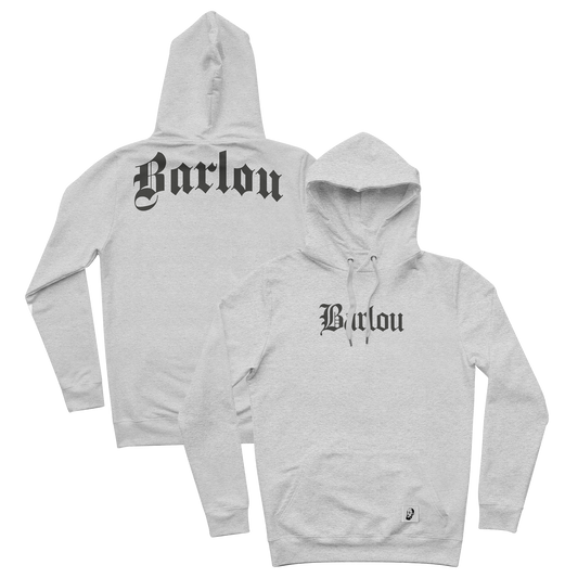 SWEAT-SHIRT CAPUCHE | "BARLOU TRANSFORMATION" - Gris Chiné