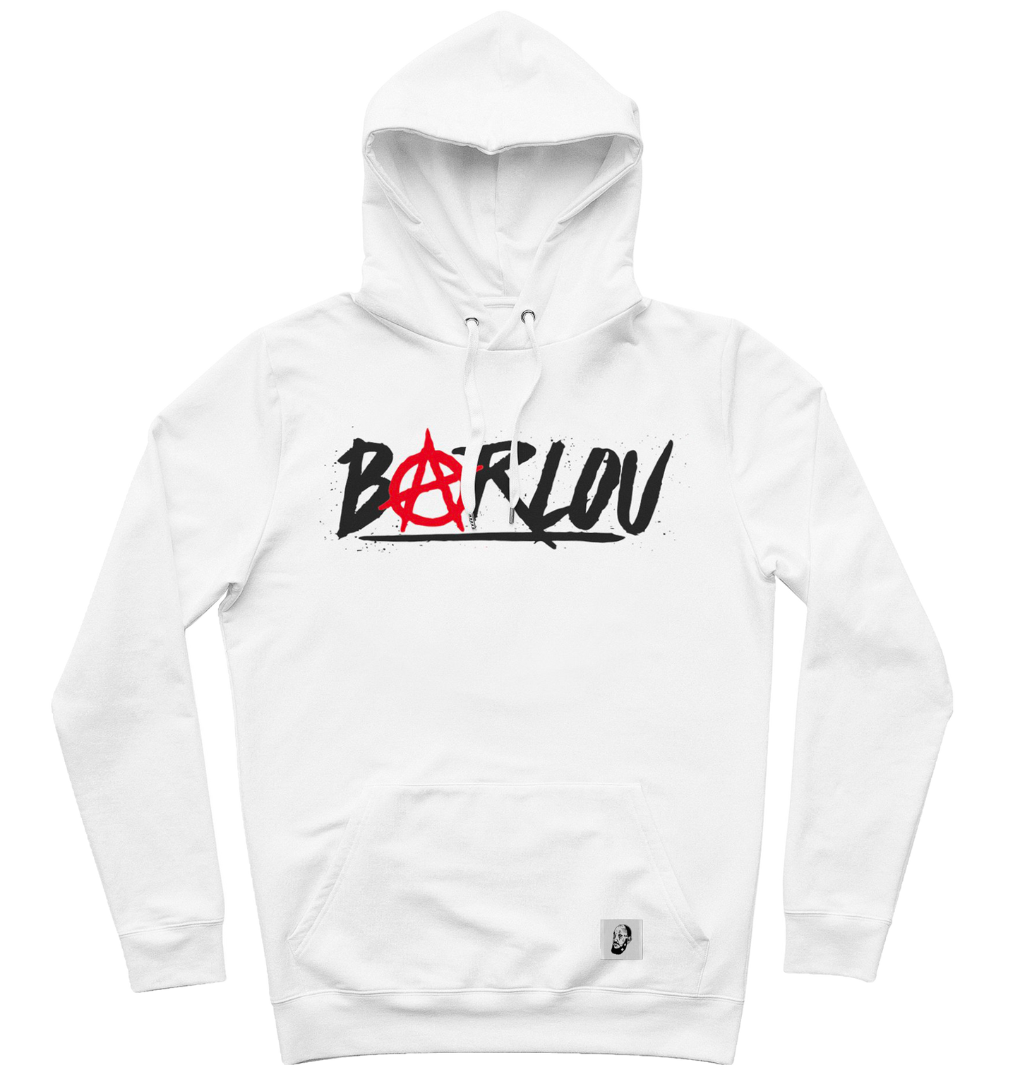 SWEAT-SHIRT CAPUCHE | "BARLOU" - Blanc