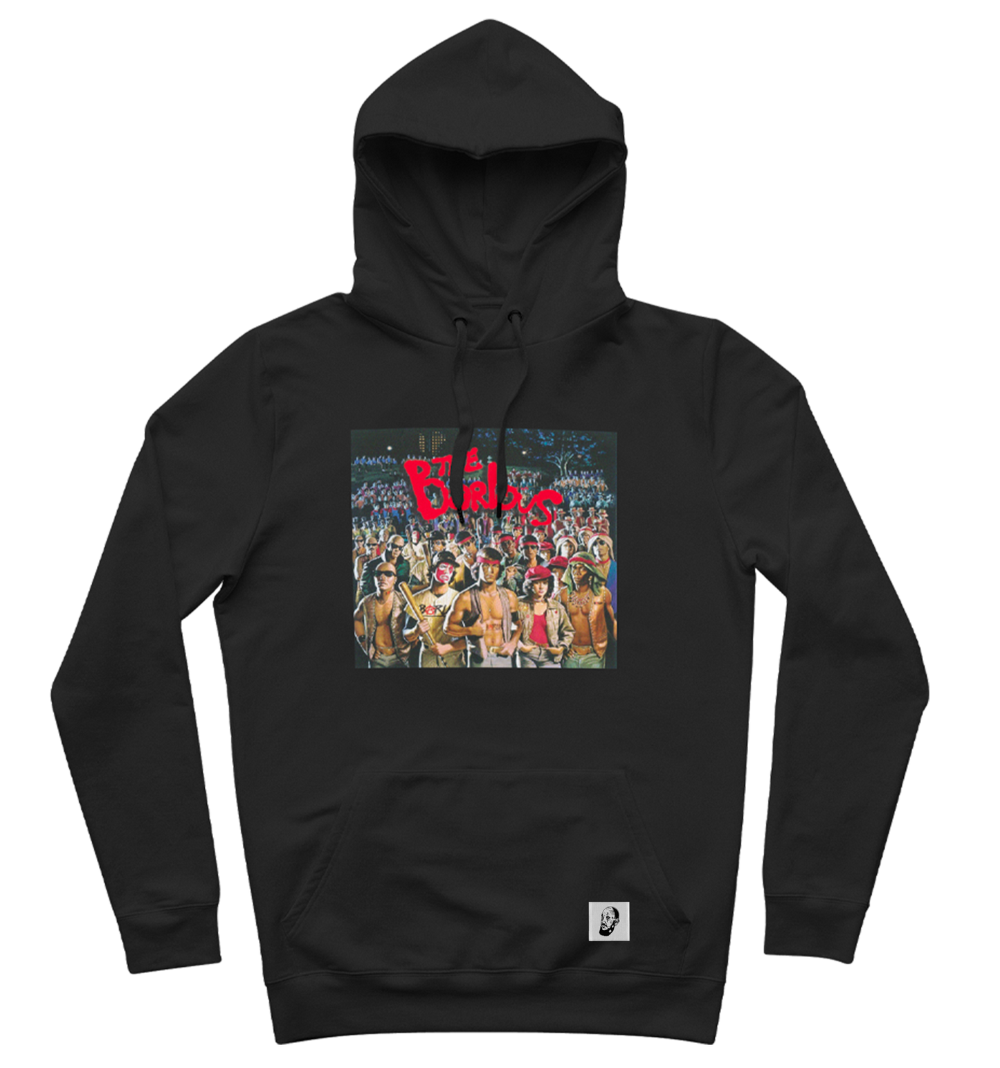 SWEAT-SHIRT CAPUCHE | "WARRIORS" - Noir