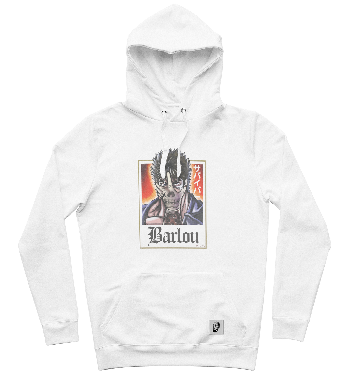 SWEAT-SHIRT CAPUCHE | "KEN" - Blanc