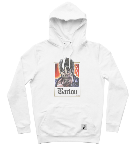 SWEAT-SHIRT CAPUCHE | "KEN" - Blanc