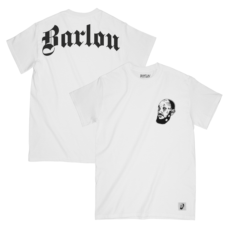 T-shirt coton blanc femme manches courtes logo yalouz