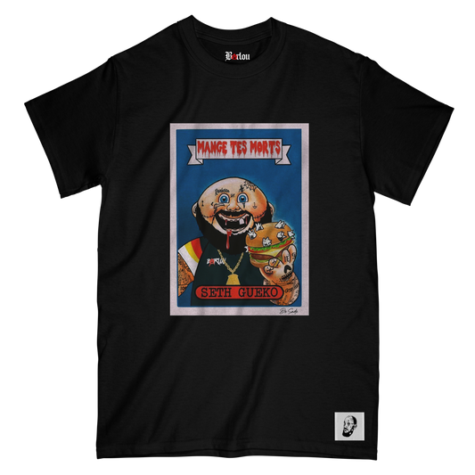 T-SHIRT MANCHES COURTES "CRADO" - Noir